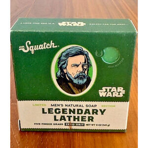 Dr. Squatch Soap Legendary Lather 5 oz Bar Zero Grit Star Wars Limited Edition